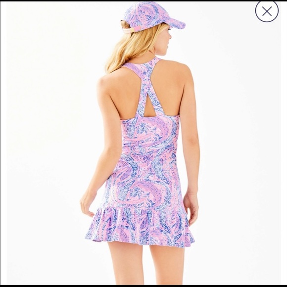 Lilly Pulitzer UPF 50+ Meryl Nylon Ace Tennis Dress LUXLETIC - Picture 3 of 12